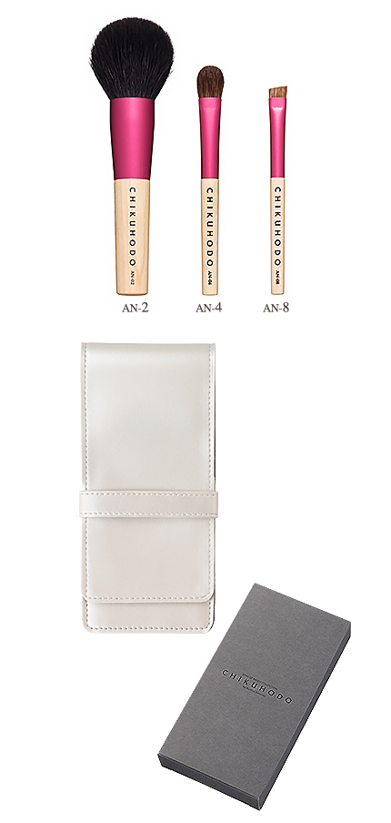 S-AN-3A: Anne series 3-brush set (A)