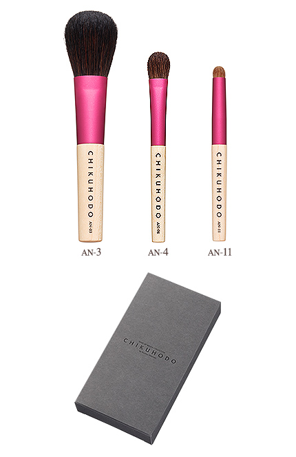 S-AN-3B: Anne series 3-brush set (B)